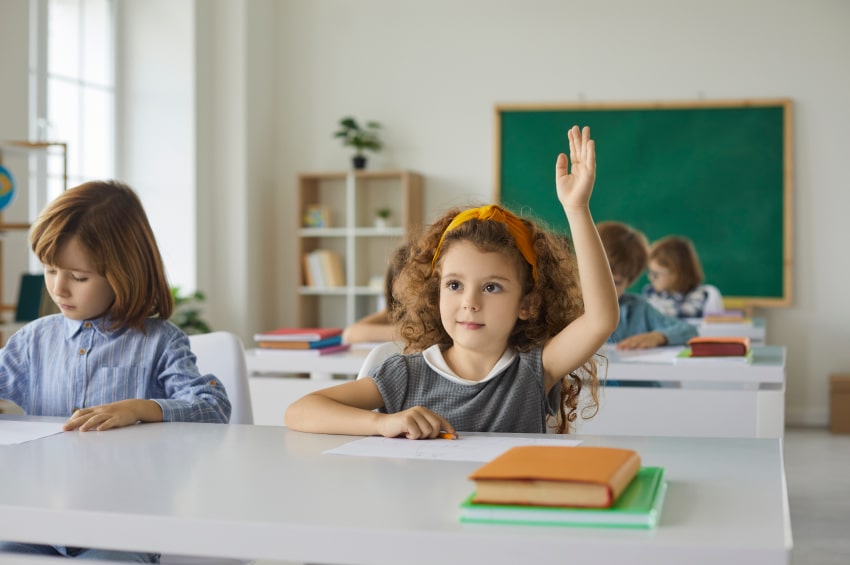 Enfants en classe