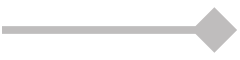 Gray horizontal arrow pointing right with a diamond-shaped arrowhead.