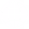 White world globe icon with latitude and longitude lines on transparent background.