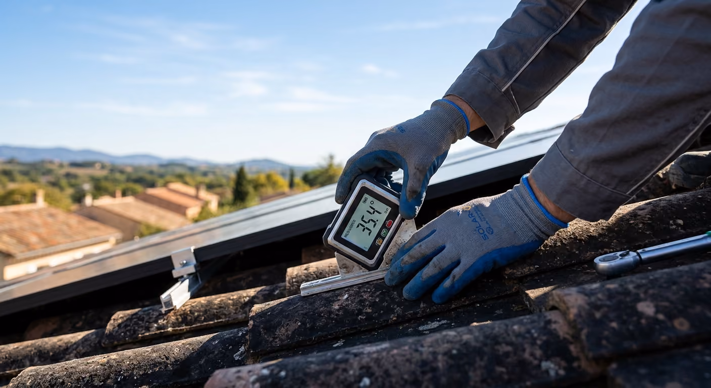 Inclinaison de toiture favorable à une installation photovoltaïque