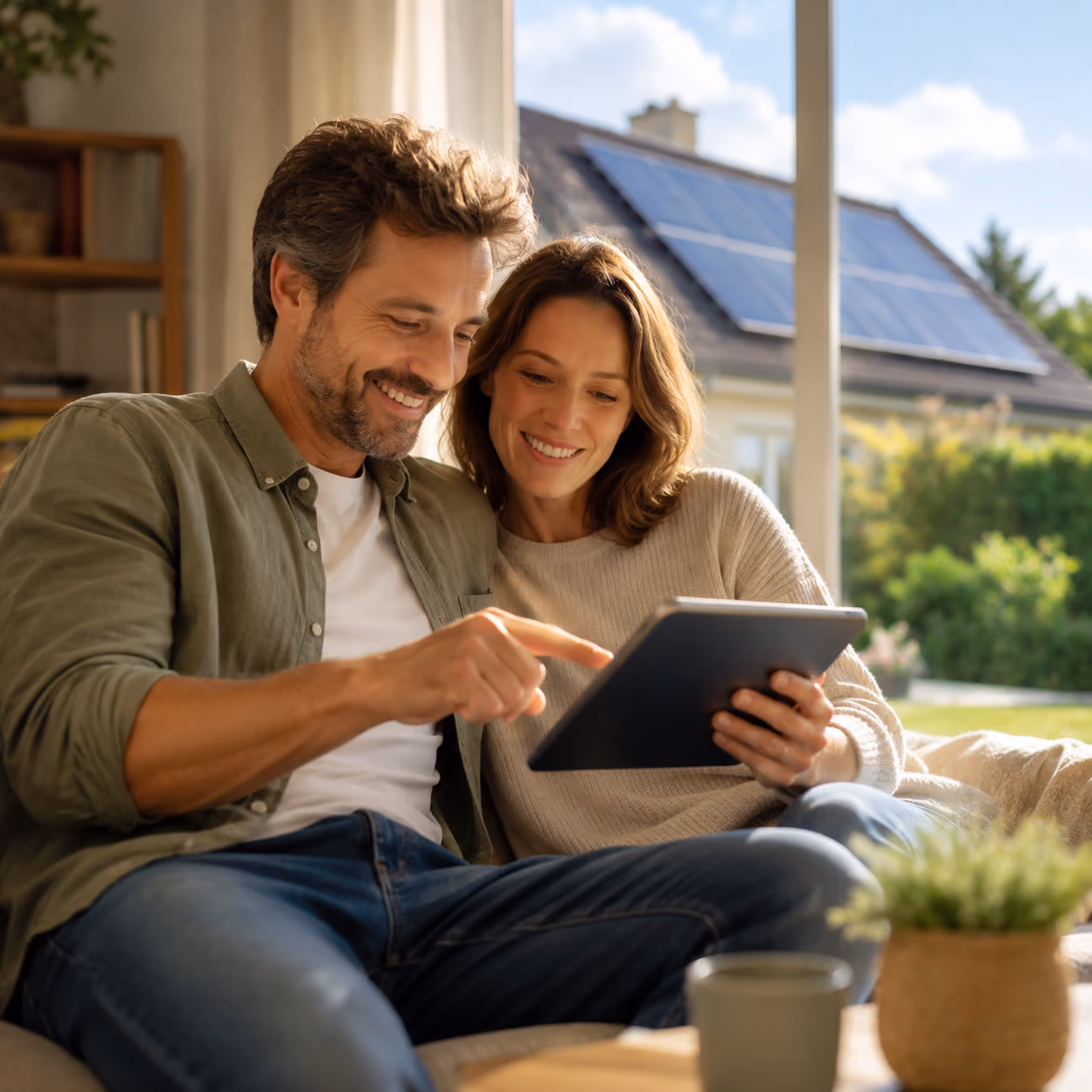 Panneaux photovoltaïques générant des économies sur la facture énergétique