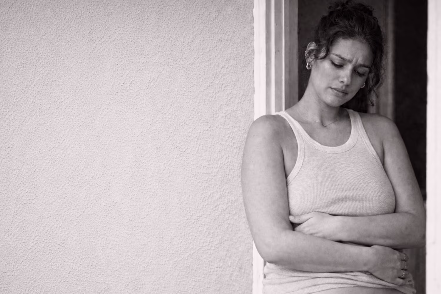 Black and white portrait representing slow metabolism and weight management concern at CAMI