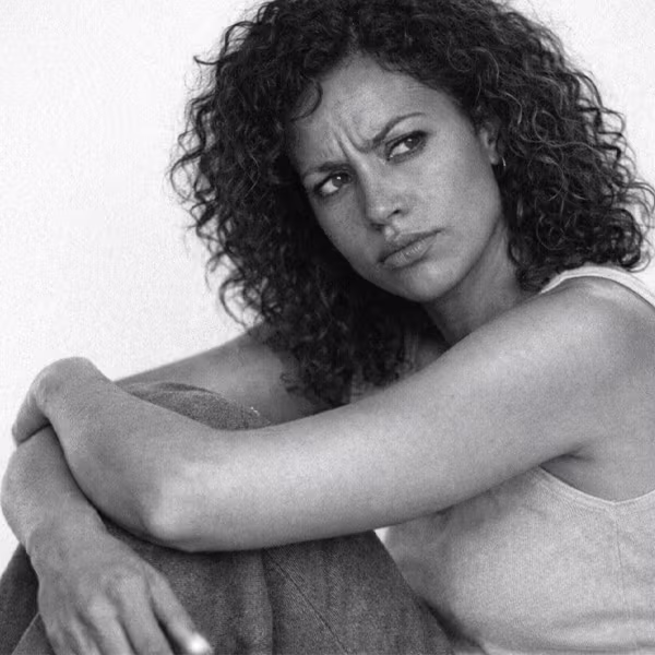 Black and white portrait representing mood changes and irritability from hormonal shifts at CAMI