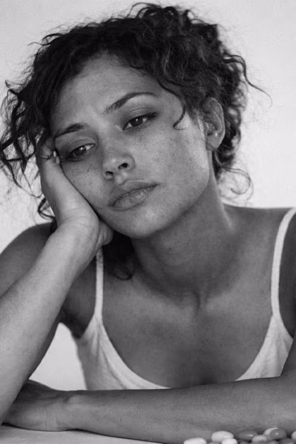 Black and white portrait representing vitamin deficiency and nutritional concern at CAMI