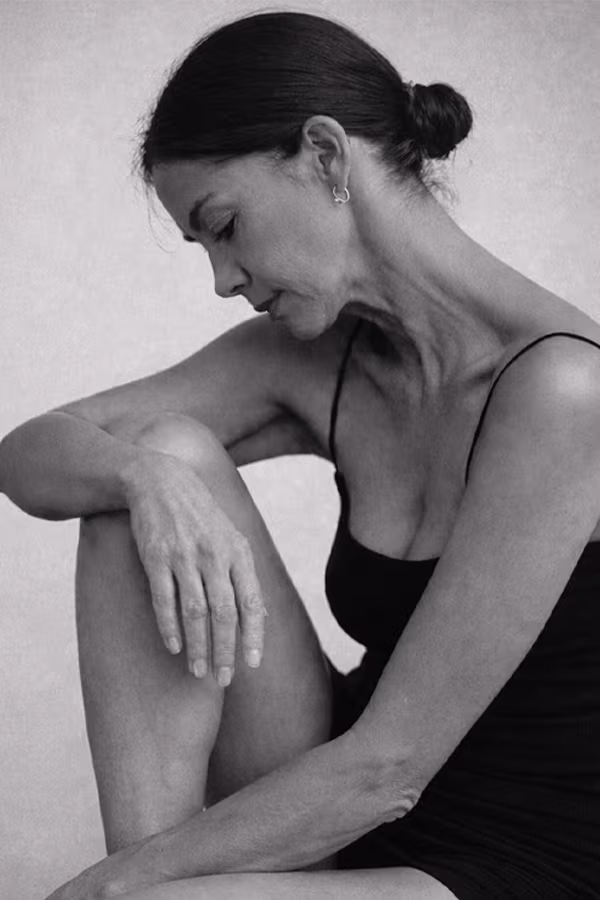Black and white portrait representing low libido and hormonal wellness concern at CAMI