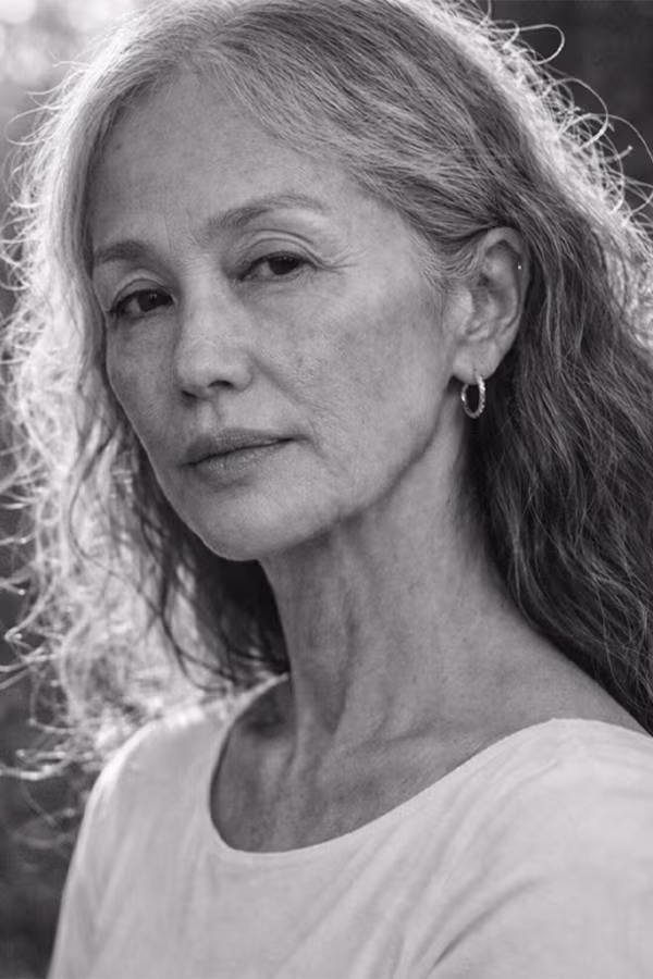 Black and white portrait representing facial volume loss and deflated midface concern at CAMI