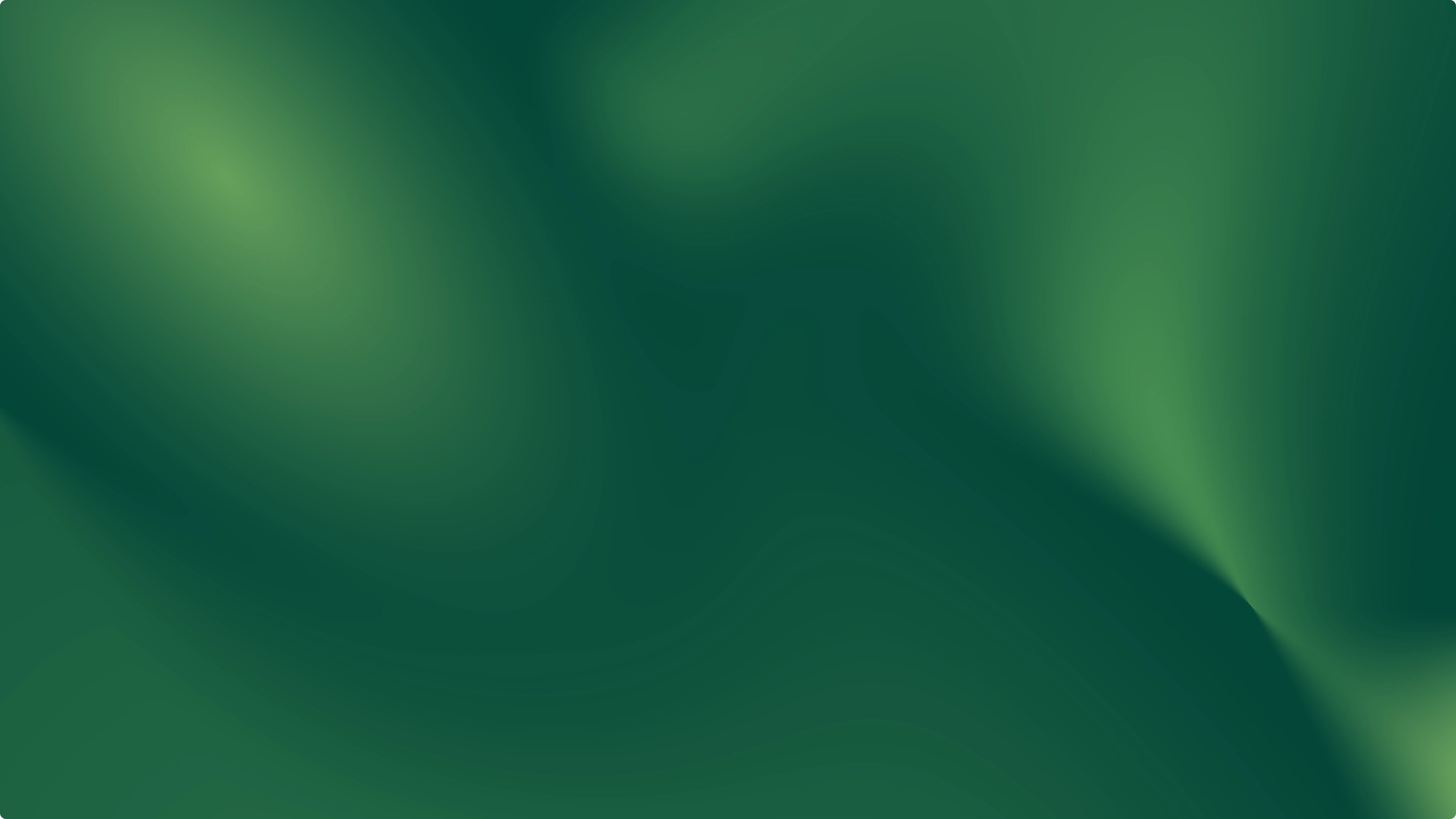 Soft gradient background blending dark and light shades of green.