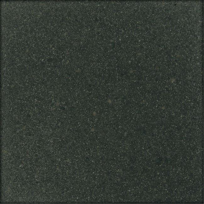 A dark green Eralith sustainable tile. 