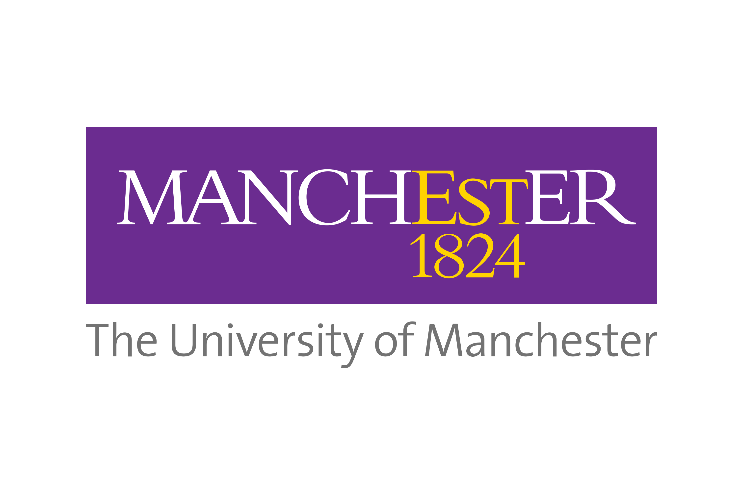 logo of university of Manchester.