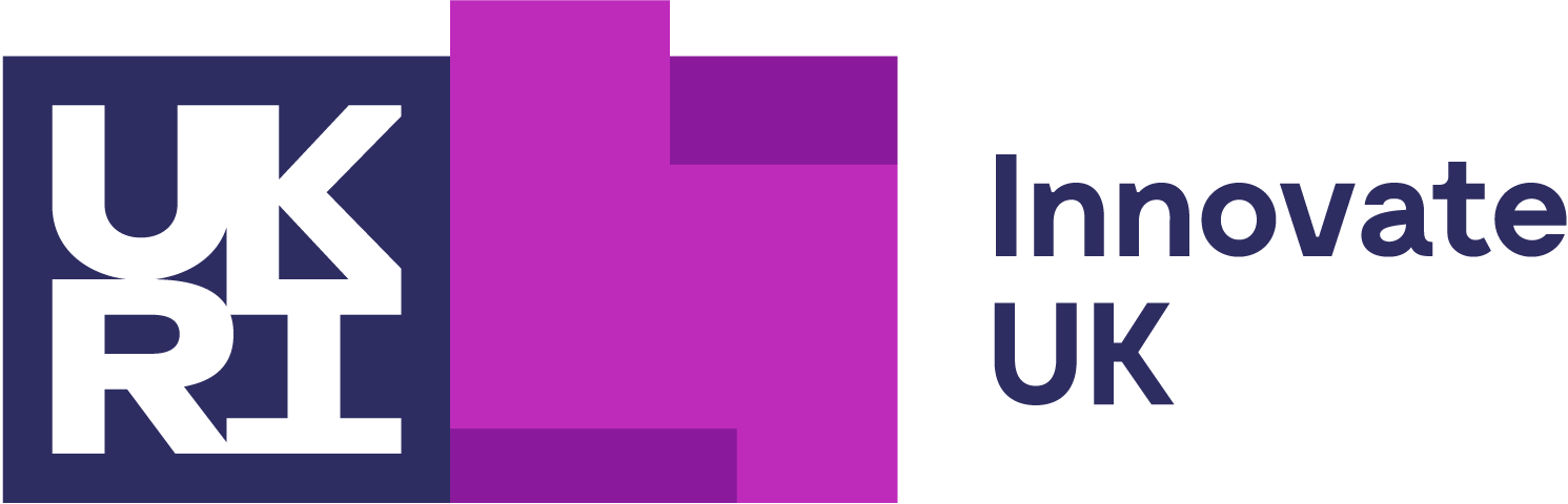 Innovate UK and UKRI logos. 