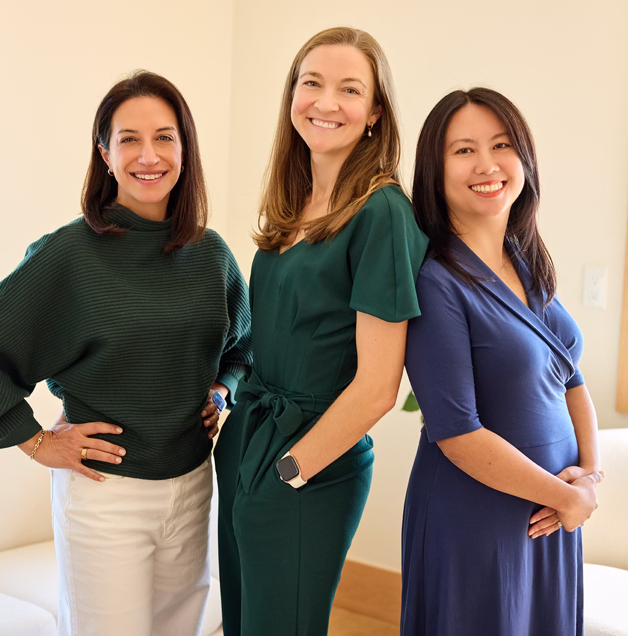 Dr. Kassis, Dr. To, and Dr. Schimek of Radiant Women's Health