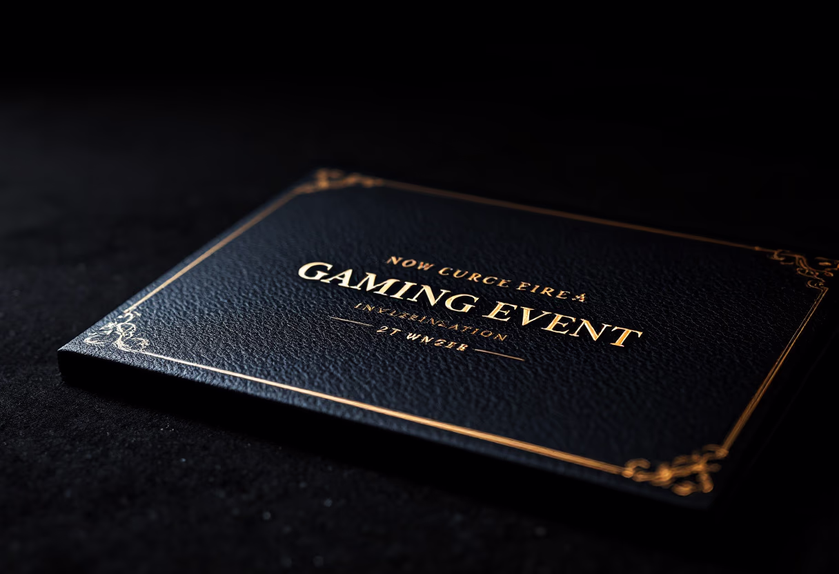 image of scheduled gaming events (for a gaming and entertainment)