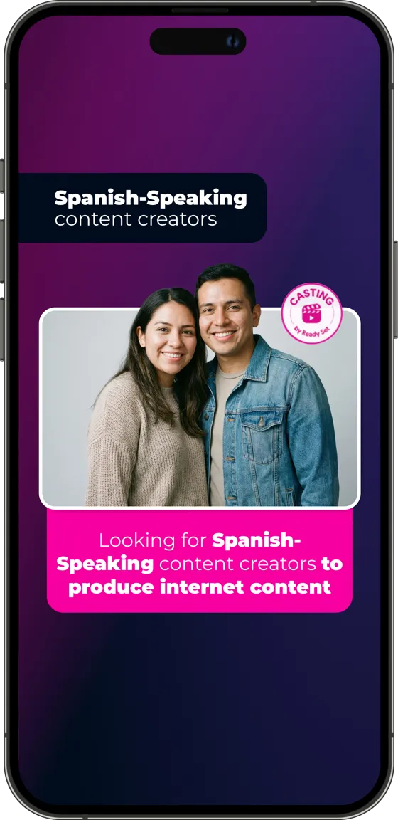 Spanish-speaking content creators — open casting call
