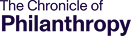 The Chronicle of Philanthropy logo, Giving in Faith report featured and mentioned