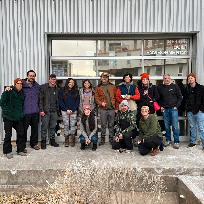 A group of people at an outting.