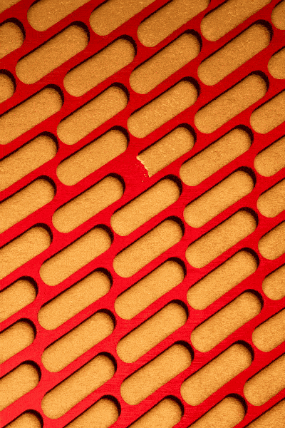 Plazma cakes on red background