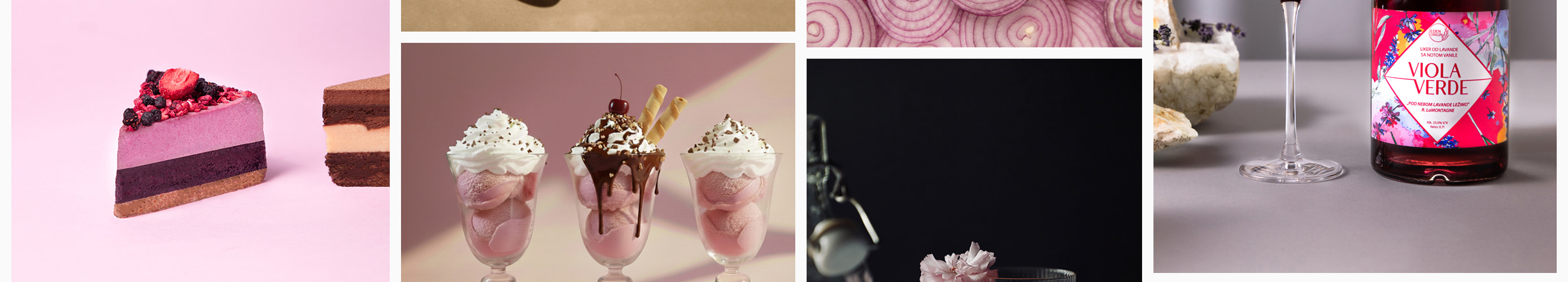 Gram cake and ice cream