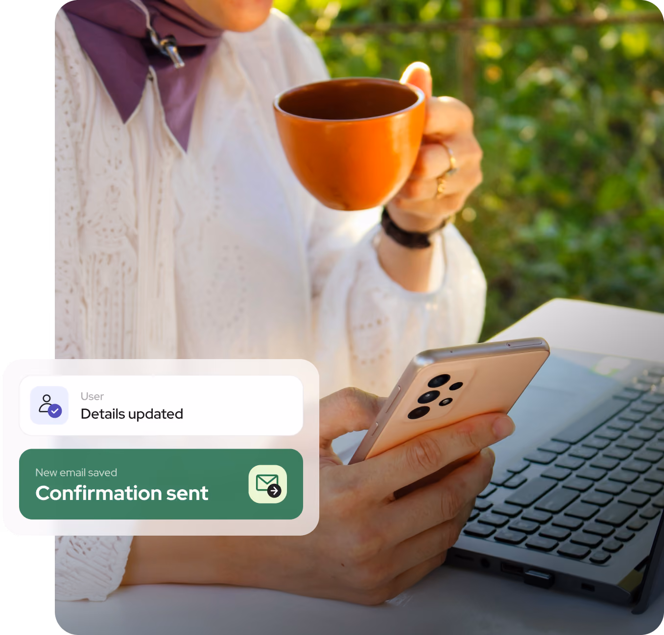 AI Chat Assistant resolving an invoice conversation