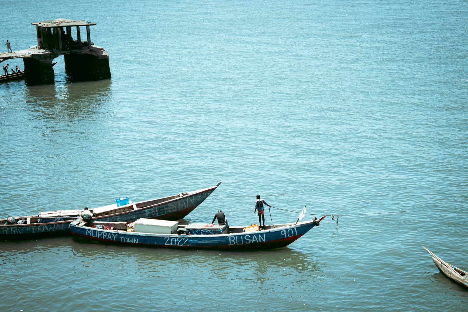 Freetown coastline, Sierra Leone