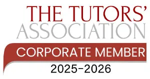The Tutors' Association logo with a red banner stating Corporate Member 2025–2026.