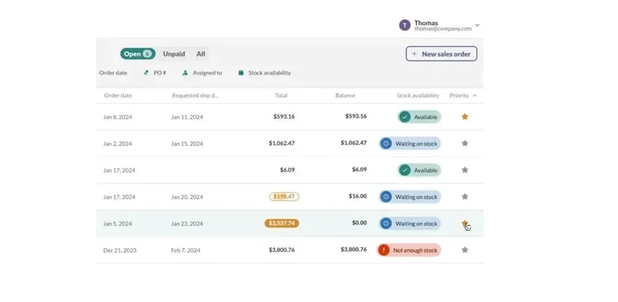 inFlow inventory management software