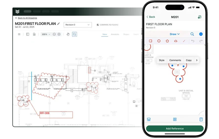 Example of an RFI in BuildOps