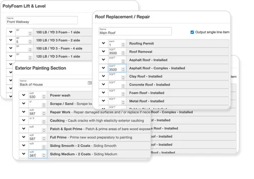 Estimate Rocket estimating workflow