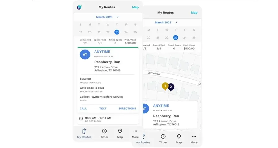 FieldRoutes software