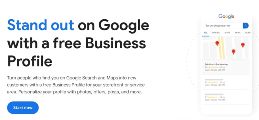 Google Business Profile leads tool