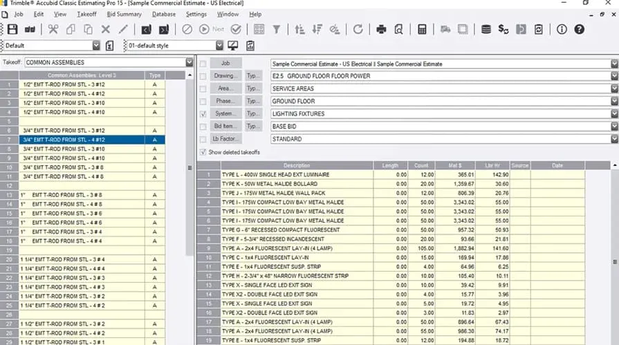 Trimble Accubid software