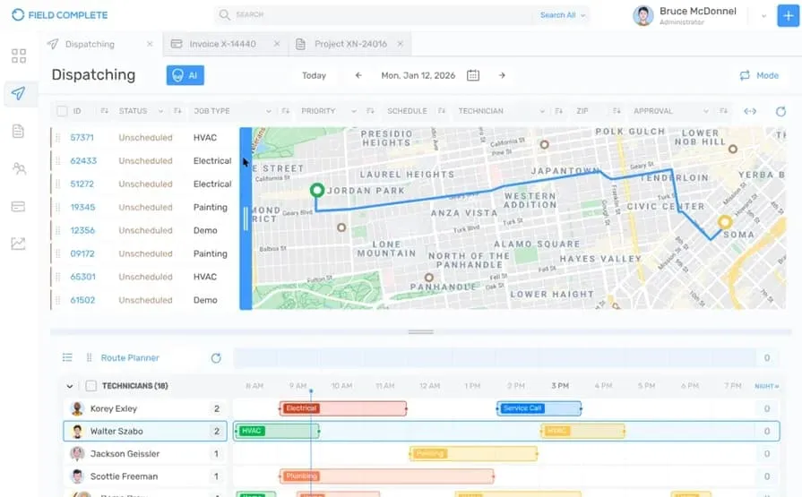 Field Complete software