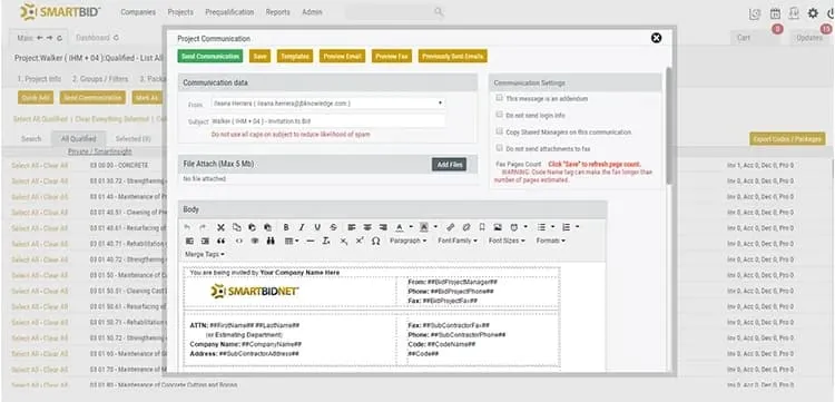 SmartBid software