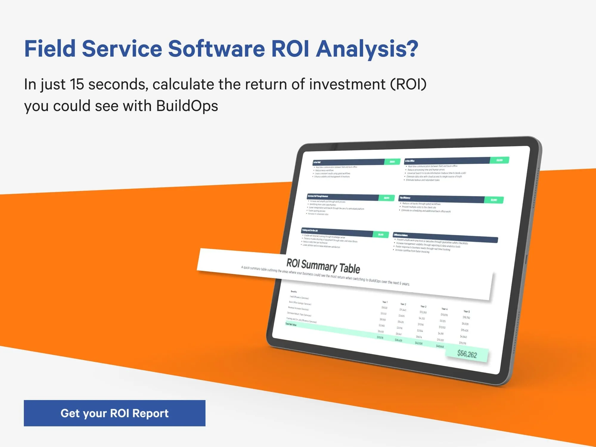 Field Service Software ROI Analysis?