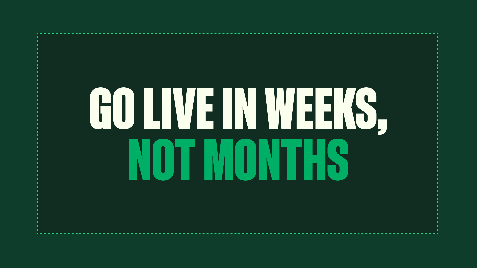 Introducing Smart Deploy: Go Live in Weeks, Not Months