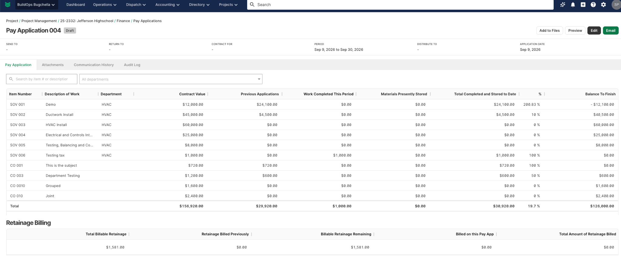 refreshed pay app management