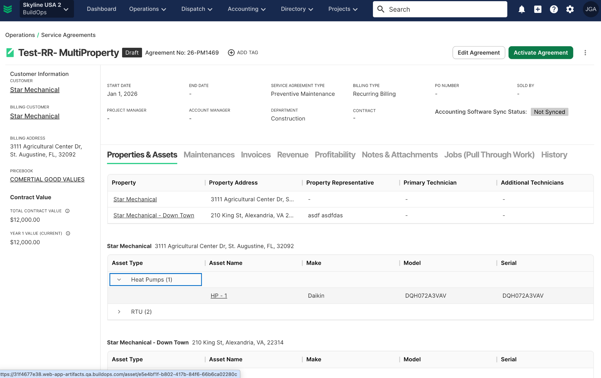 full visibility on every service agreement