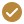 Orange circular check mark icon.
