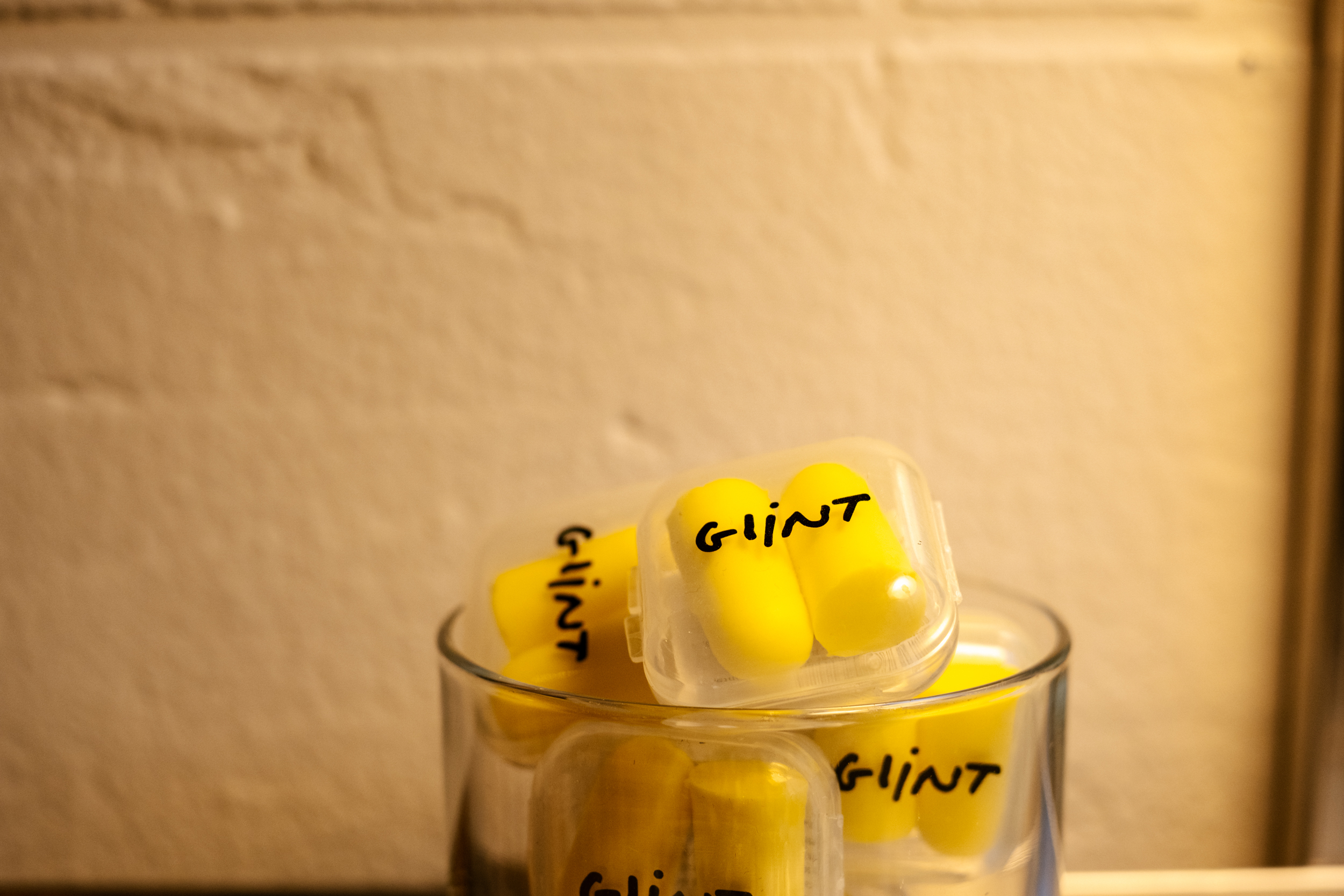 Bouchons d'oreilles en vente à la boutique de Glint Paris