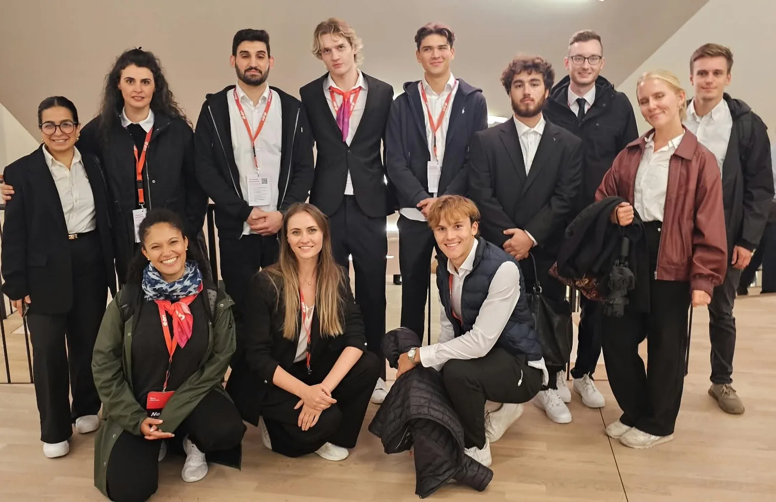 Das eventas-Team im Foyer der Elbphilharmonie Hamburg bei der E.ON NeX26