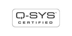 Q-SYS Certified certification.