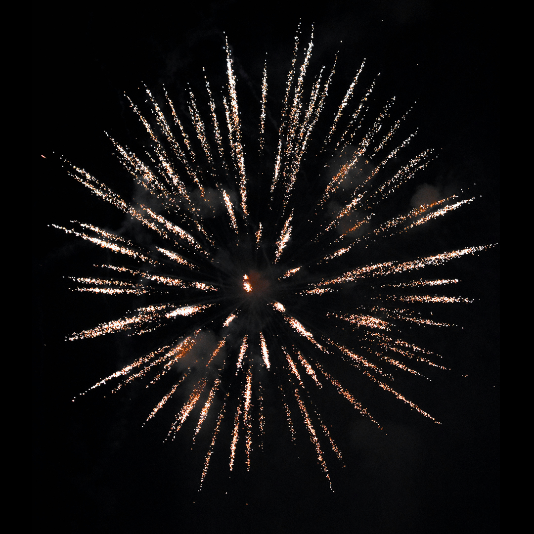 Feux d'artifice Wagnon Events dans le ciel