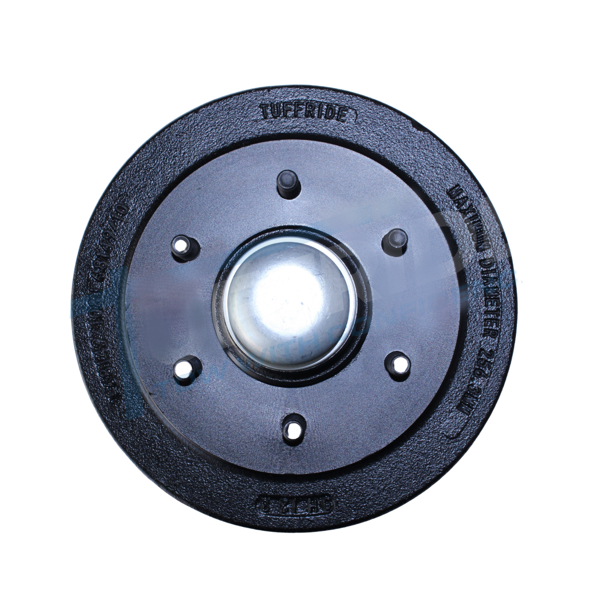 10" Electric Brake drum 6/139 PCD, 1/2U.N.F with 2X Japanese bearings 68149/10