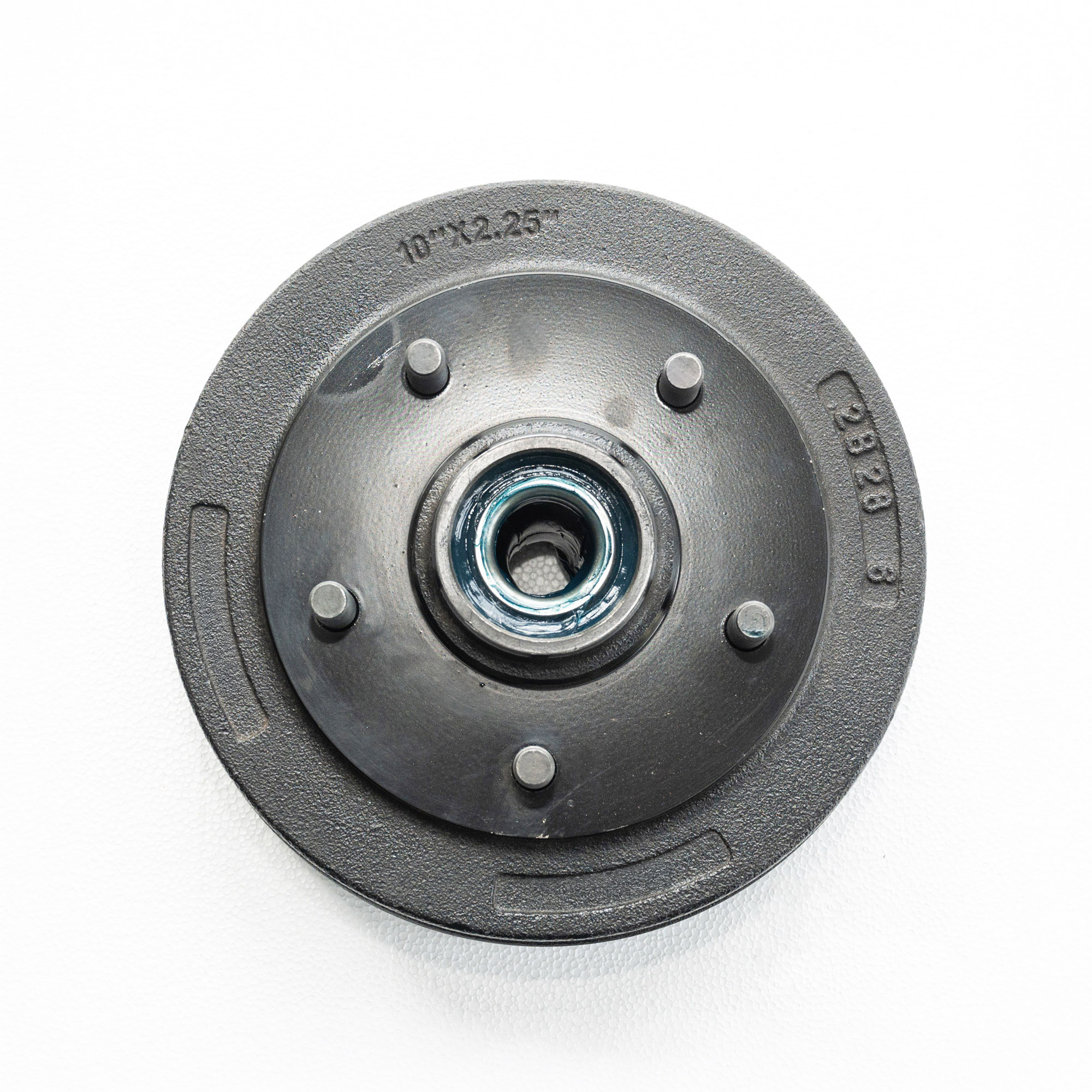 10" Electric Brake drum 5 Stud 150 PCD to suit Parallel bearings