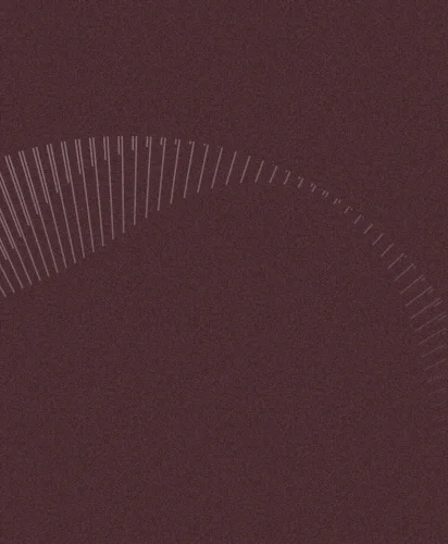 Fundo marrom escuro com linhas finas na cor clara formando um padrão curvo abstrato.