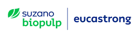Logos das marcas �ڰ������� biopulp e eucastrons lado a lado.