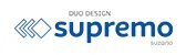 Logo Duo Design Supremo �ڰ������� com ícones de seta.