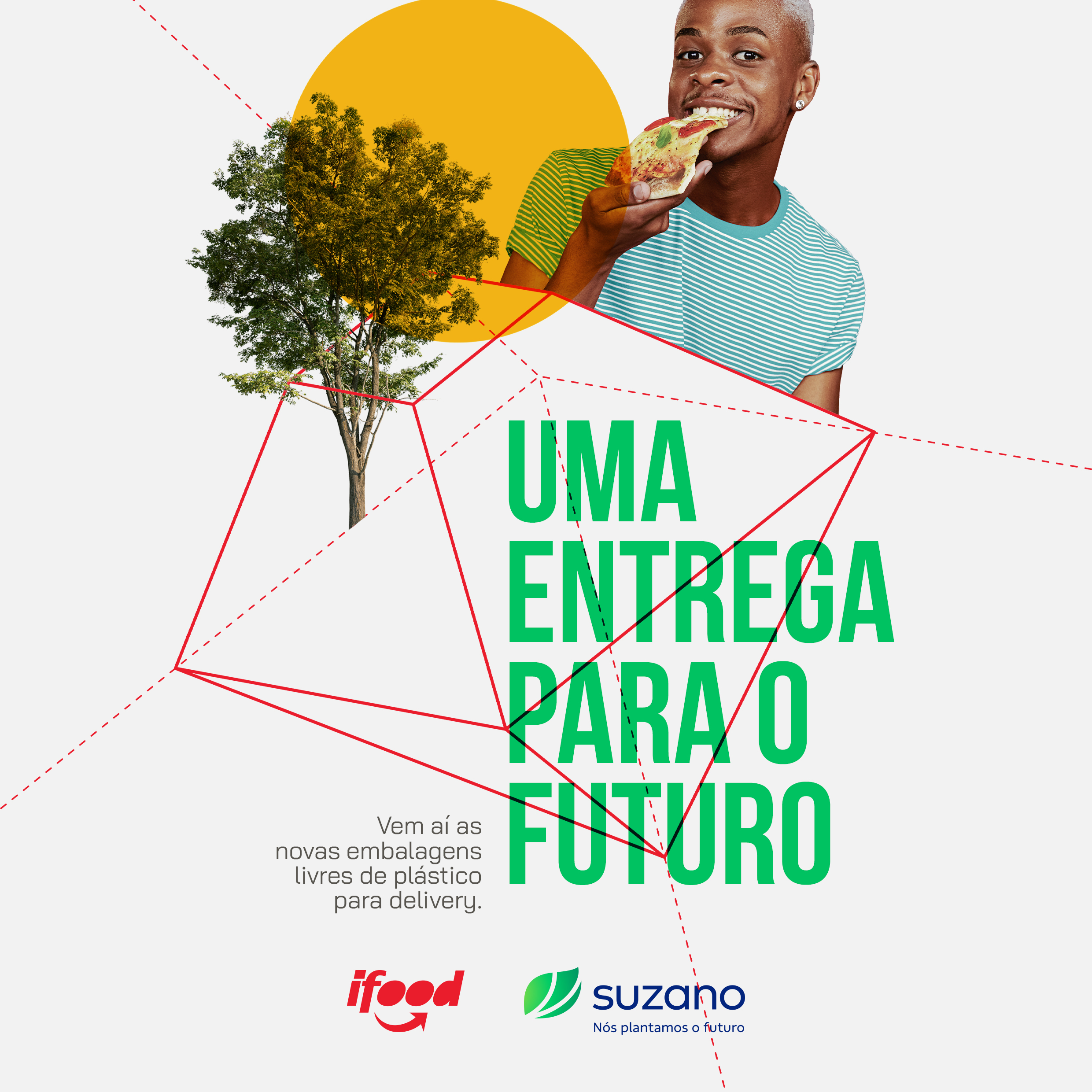 iFood e Suzano unem esforços para reduzir uso do plástico no delivery