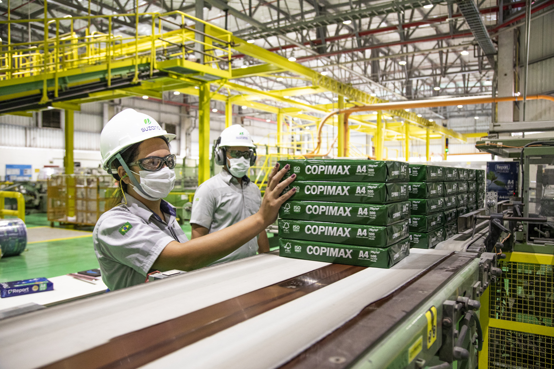 Suzano vende 3,1 milhões de toneladas de celulose e papéis no terceiro trimestre