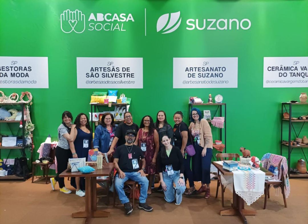 Suzano apoia artesãos do Vale do Paraíba e Alto Tietê na AB Casa Fair