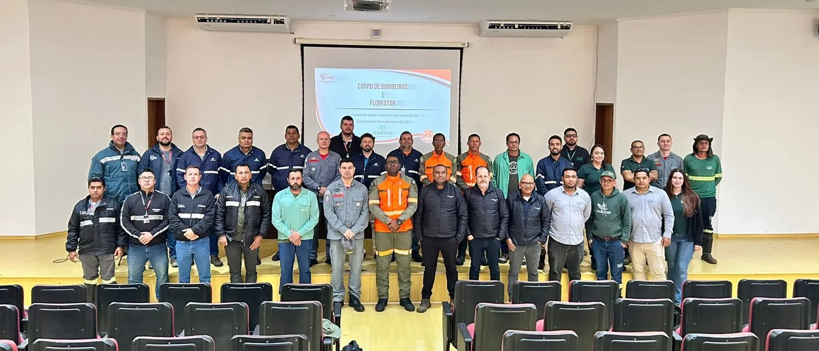 �������� participa de treinamento com Corpo de Bombeiros e reforça prevenção a incêndios florestais